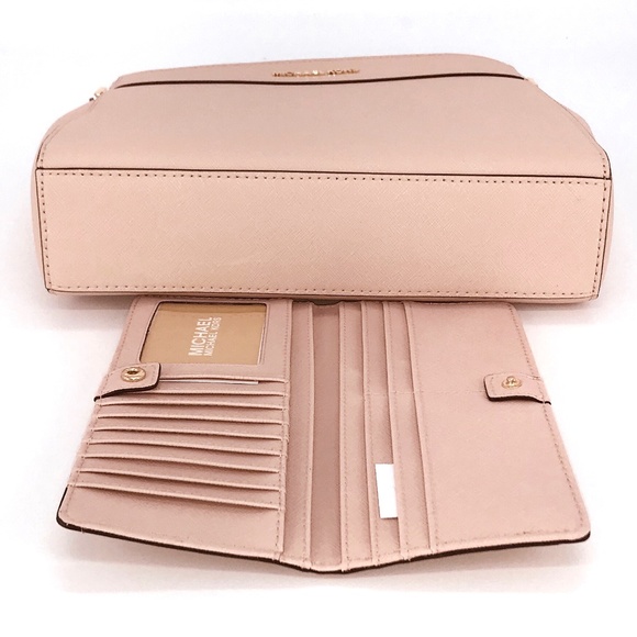 2PCS Michael Kors Jet Set NS Messenger Wallet Set - Picture 5 of 8